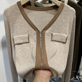 Jesen Zima Novo Ženska odjeća velikih veličina Široka ležerna modna pletena vesta Ženski pulover dugih rukava u korejskom stilu