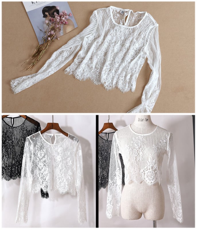 Felső Női ruhák Kiegészítők dekoráció Hamis jelmez Dekoráció Levehető hamis gallér Női Lány Dickey blúz ing serpenyő