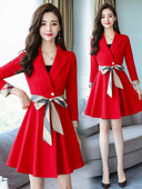 Korejska moda Klasični uredski posao Ujednačeni Chic Elegantni temperamentni modni jednobojni rever Harajuku Streetwear Kaputi Novo