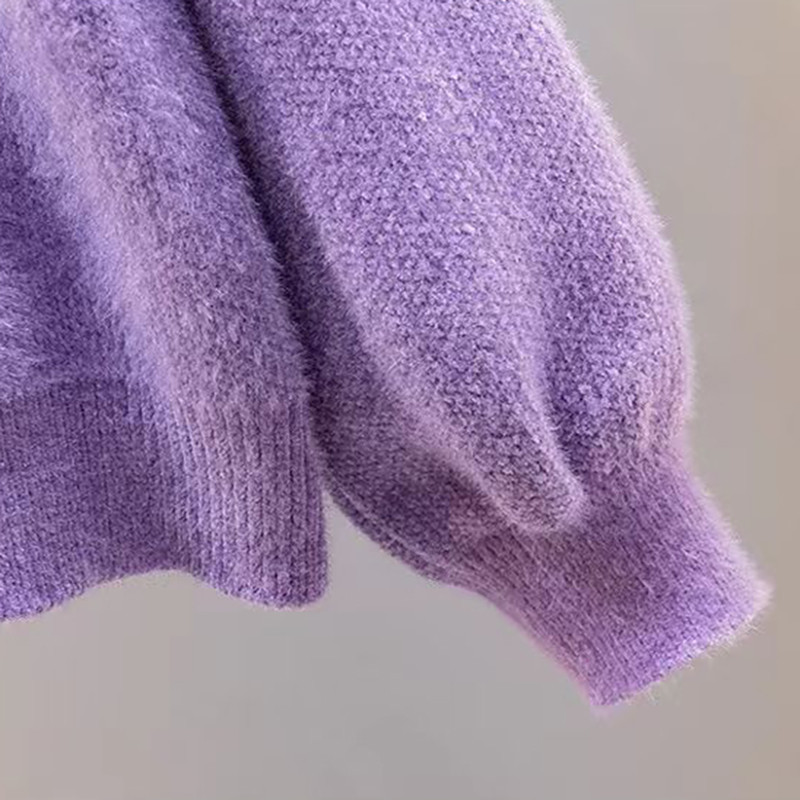 Pulover tricotat cu nasturi din dantelă la modă ocazională, în stil coreean, jachetă de culoare solidă, cardigan, primăvară, toamnă, largi, maiuri simple pentru femei