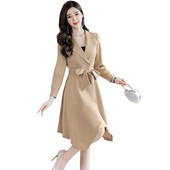 Naiste tuulejope 2021, kevad-sügis, uus Korea metsik vaba moodne jakk Naistele keskmise pikkusega tuulepluus, mantel, mantel C