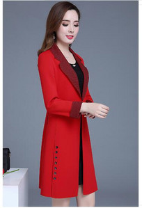 2022 Ανοιξιάτικη καμπαρντίνα Γυναικεία Μόδα Windbreaker Μακρύ παλτό Μακρυμάνικο Κομψό Γυναικείο Παλτό Φαρδύ ντύσιμο Γυναικείο Vintage 3XL