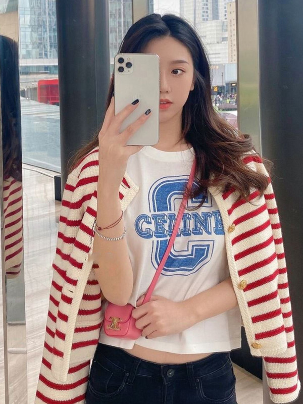 Kardigan Ženski prugasti pleteni jesenski novi, ležerni pulover za lijenost, popularan korejski stil, trendi temperament, ulična odjeća, udoban, rastezljiv