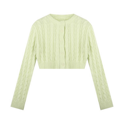 Skraćeni kardigani Ženski pleteni, ležerni, 5 boja, američki stil, proljetni, udobni, univerzalni, uski, vruće, vintage modna ulična odjeća