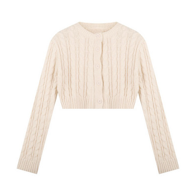 Skraćeni kardigani Ženski pleteni, ležerni, 5 boja, američki stil, proljetni, udobni, univerzalni, uski, vruće, vintage modna ulična odjeća