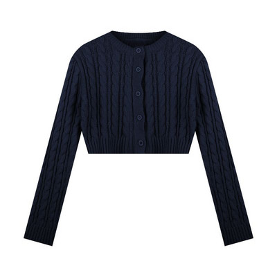 Skraćeni kardigani Ženski pleteni, ležerni, 5 boja, američki stil, proljetni, udobni, univerzalni, uski, vruće, vintage modna ulična odjeća