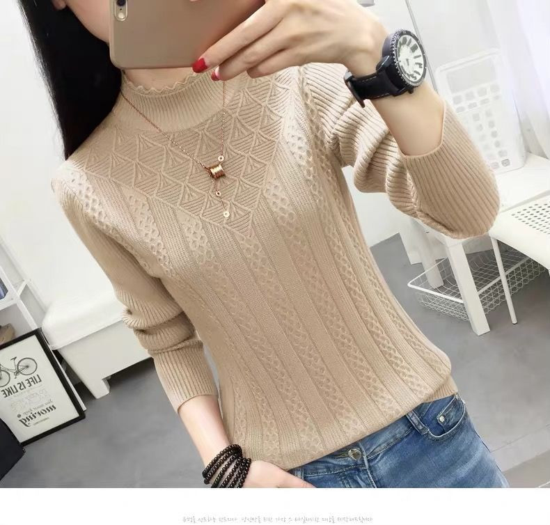 Fdfklak Νέα Κομψά Ανοιξιάτικα Φθινοπωρινά Χειμωνιάτικα Ρούχα Γυναικεία Πλεκτά Πουλόβερ Πουλόβερ Ζεστό Τράβηγμα Femme Lagre Size Tops свитер женский