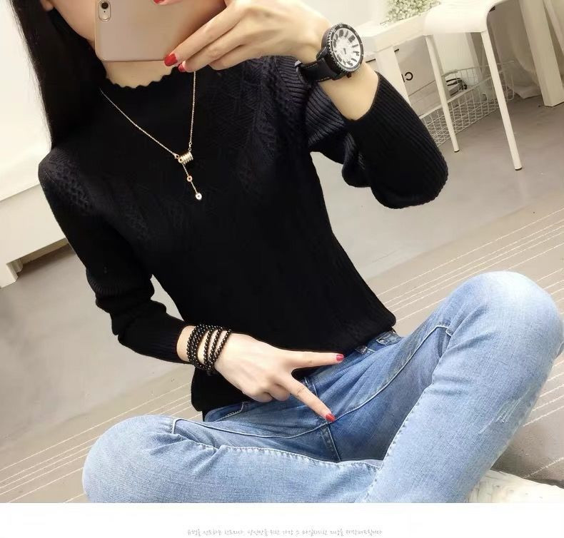 Fdfklak Νέα Κομψά Ανοιξιάτικα Φθινοπωρινά Χειμωνιάτικα Ρούχα Γυναικεία Πλεκτά Πουλόβερ Πουλόβερ Ζεστό Τράβηγμα Femme Lagre Size Tops свитер женский
