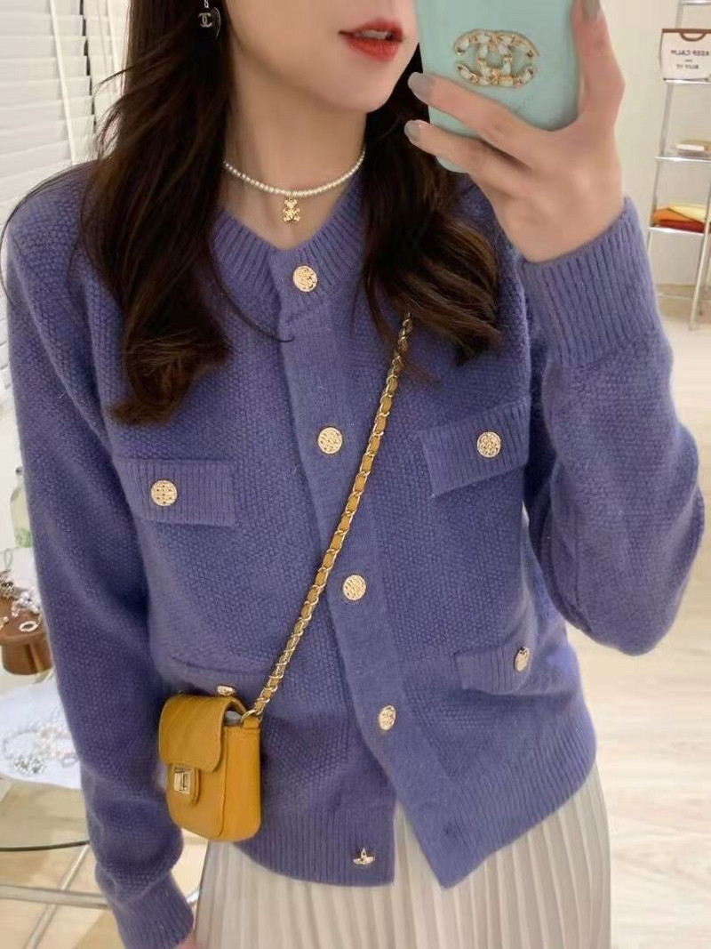 Megztinis 2022 m. ankstyvo pavasario naujas švarkas, trumpas megztinis, moteriškas „Regular Office Lady High Strech“