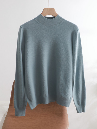 sügistalv Basic Slim pehme ühevärviline kilpkaelus Kampsun, kootud Pullover Naiste vabaaja pikkade varrukatega šikk alaosa Kampsun top