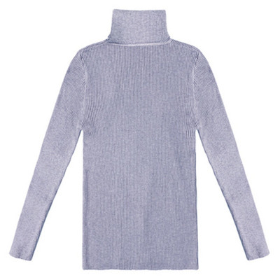 Ühevärviline sügistalvine kootud kampsun naiste alt ülespoole pullover, tõmbekangas, kootud kaelaga, kõik sobivad Truien Dames