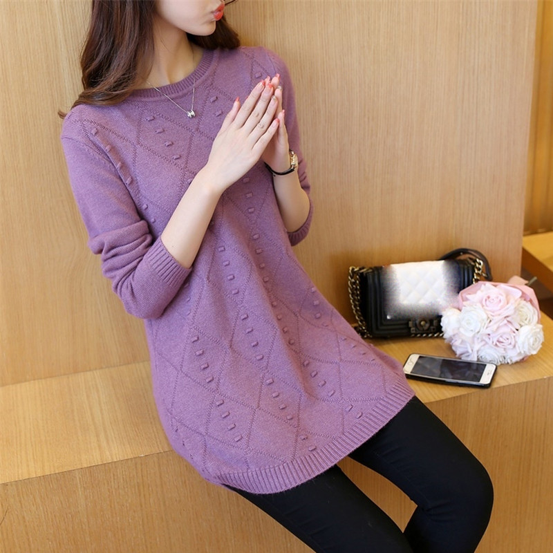 Megzti megztiniai rudens žieminiai džemperiai O formos kaklo megztiniai Laisvalaikiai megztiniai Moteriški marškiniai ilgomis rankovėmis trumpi ploni megztiniai mergaitėms