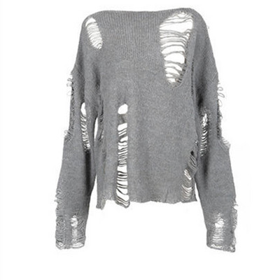 Jesen 2022. Nova moda Poderani puloveri Ženski korejski Baggy Chic Jednostavni pleteni seksi kombinezon Ulzzang Streetwear Vintage veste