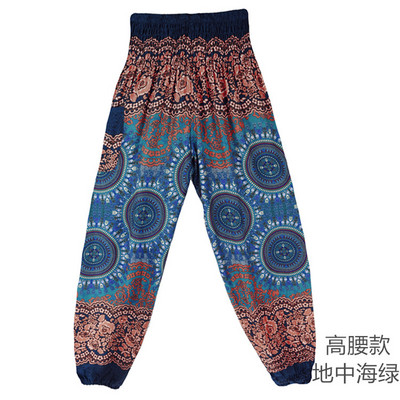 Suvised vabaajapüksid Naiste püksid Pantalones Mujer lahtised dressipüksid Naiste alumised püksid Boho Joggers kõrge vöökohaga püksid naiste riided