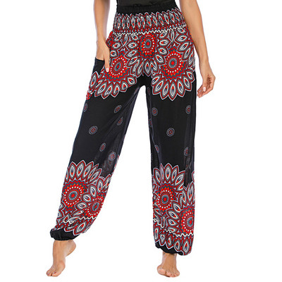 Suvised vabaajapüksid Naiste püksid Pantalones Mujer lahtised dressipüksid Naiste alumised püksid Boho Joggers kõrge vöökohaga püksid naiste riided