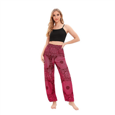 Suvised vabaajapüksid Naiste püksid Pantalones Mujer lahtised dressipüksid Naiste alumised püksid Boho Joggers kõrge vöökohaga püksid naiste riided