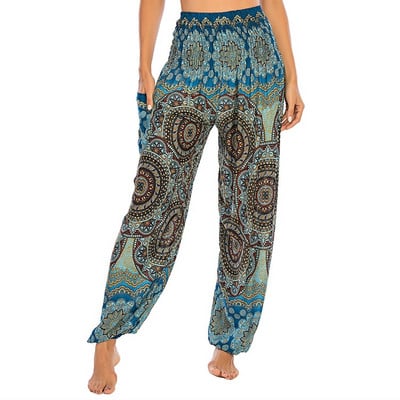 Suvised vabaajapüksid Naiste püksid Pantalones Mujer lahtised dressipüksid Naiste alumised püksid Boho Joggers kõrge vöökohaga püksid naiste riided
