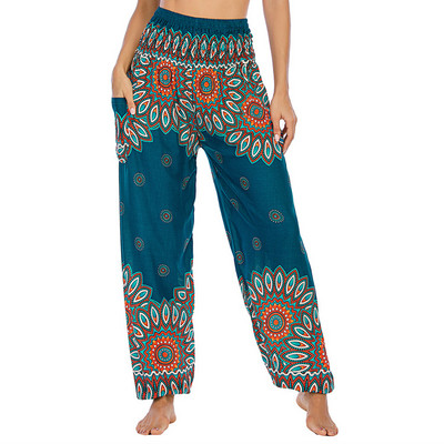 Suvised vabaajapüksid Naiste püksid Pantalones Mujer lahtised dressipüksid Naiste alumised püksid Boho Joggers kõrge vöökohaga püksid naiste riided
