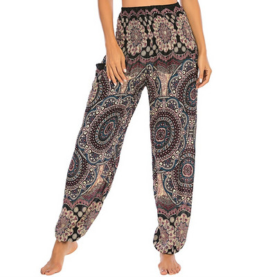 Suvised vabaajapüksid Naiste püksid Pantalones Mujer lahtised dressipüksid Naiste alumised püksid Boho Joggers kõrge vöökohaga püksid naiste riided