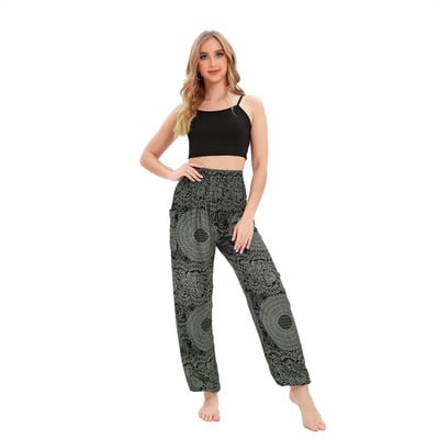 Suvised vabaajapüksid Naiste püksid Pantalones Mujer lahtised dressipüksid Naiste alumised püksid Boho Joggers kõrge vöökohaga püksid naiste riided