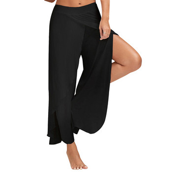 Γυναικείο παντελόνι με φαρδύ πόδι Loose Fitness Γιόγκα Split Παντελόνι Mandala Ανοιχτό Παντελόνι Comfort Gypsy Hippie Aladdin Harem Παντελόνι