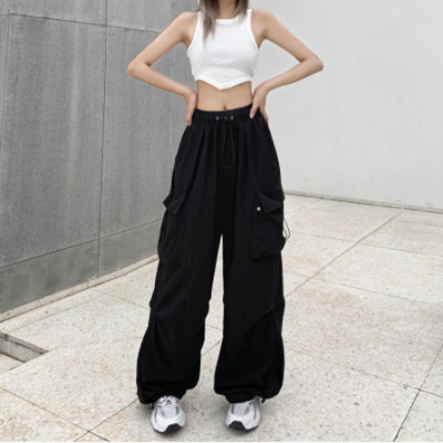 Y2K Naiste Tänavarõivad Techwear Cargo Korea Harajuku Baggy Langevarjupüksid Meestele Dressipüksid Laia säärega Joggers Püksid Riided