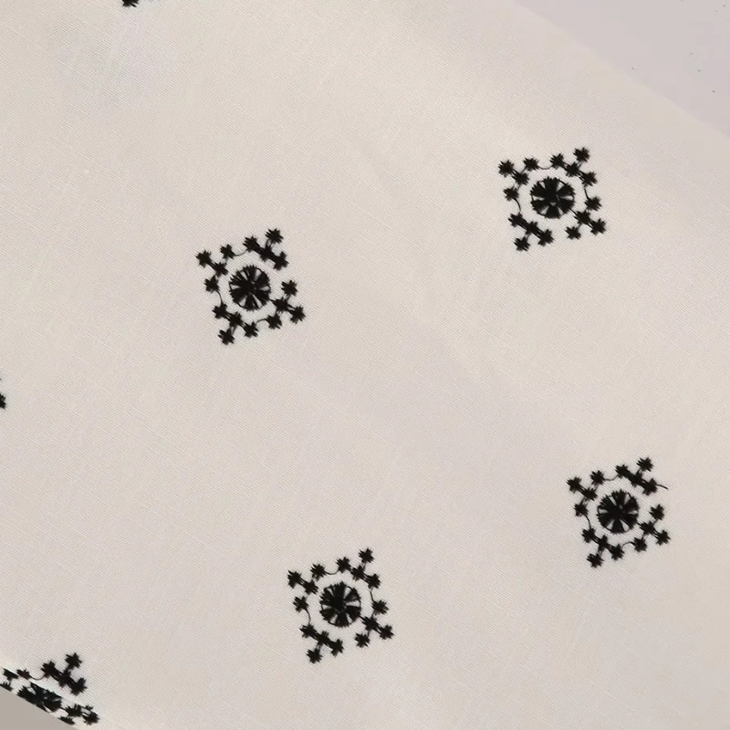 Nove ženske vezene hlače širokih nogavica iz 2023. Ležerne ženske široke devete hlače visokog struka LUJIA ALAN P3715