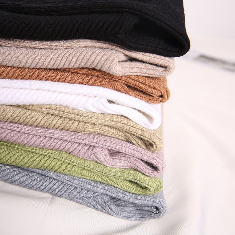 Γυναικείο πουλόβερ με ζιβάγκο με ρουτζέ Υψηλή ελαστικότητα 2022 Φθινόπωρο χειμερινό πουλόβερ μόδας Γυναικείο Λεπτό σέξι πλεκτό πουλόβερ ροζ λευκό