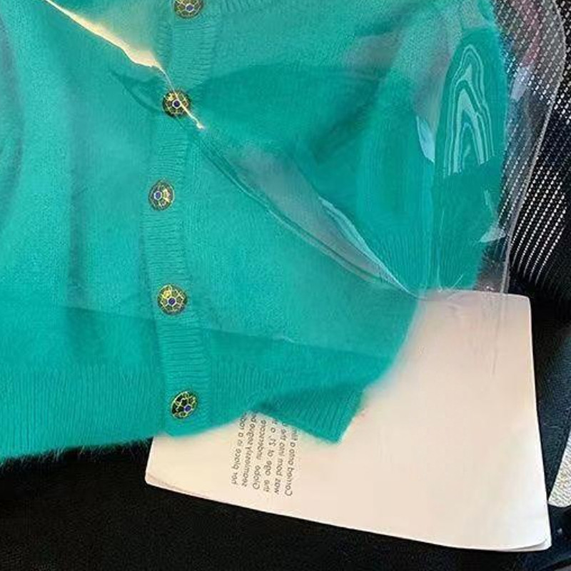 Lühikeste varrukatega kardiganid, naiste hubased šikid soliidsed kootud korea stiilis magusad kampsunid, õrnad kontorinaised vaba aja veetmiseks, laialt populaarsed