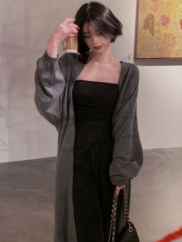 Kardigani Ženski jednobojni Proljetni, otporni na sunce Prozračni pleteni korejski stil Ulzzang Uredska dama Temperamentna Moda Ležerni