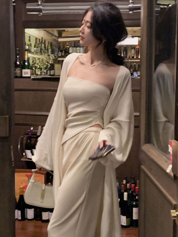 Kardigani Ženski jednobojni Proljetni, otporni na sunce Prozračni pleteni korejski stil Ulzzang Uredska dama Temperamentna Moda Ležerni