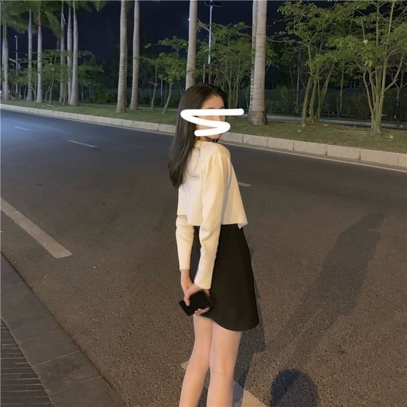 Skraćeni kardigan otporan na sunce Ženski čisti dugih rukava, tanki, ljetni, elegantni, ležerni, osnovno pletivo, korejska prikladna nova kolekcija, šik