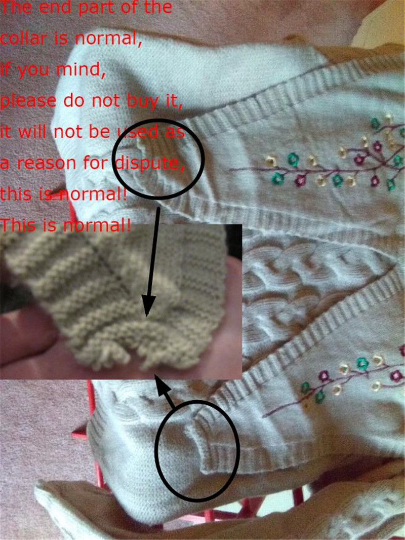 Zimski debeli pleteni ženski pulover s vintage cvjetnim vezom, punih rukava, modni, uski puloveri s Peter Pan ovratnikom, ženski