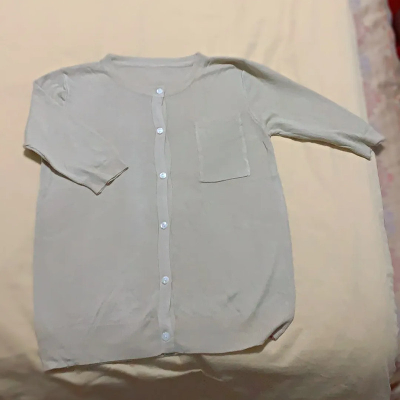 Ženski kardigan, jednobojni, tanki, ljetni, kratkih rukava, sveobuhvatni Ulzzang Fashion Chic, ležerni, elegantni, ženski, dnevni, retro, novi, jednostavni, s O-izrezom