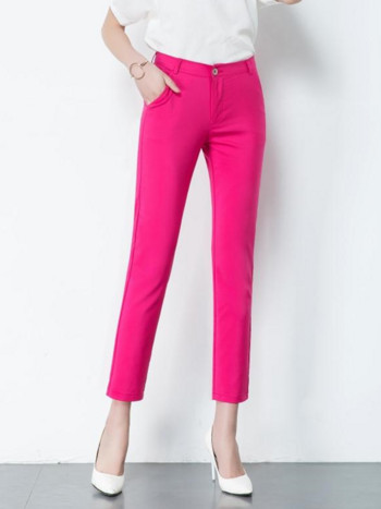 Νέο γυναικείο Casual OL παντελόνι γραφείου με μολύβι Cute 16 χρωμάτων Slim Formal Pantalones Μόδα Παντελόνι μέχρι τον αστράγαλο Κολάν Spodnie