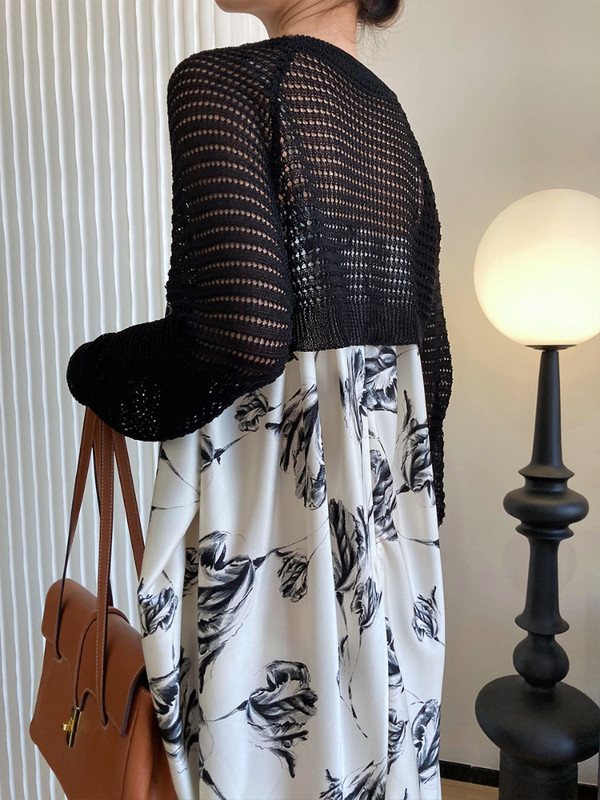 Ženski kardigan Ljeto Chic Vruća rasprodaja Ženski jednobojni korejski stil Sveobuhvatna trendi studentska osnovna pletiva otporna na sunce Mujer De Moda