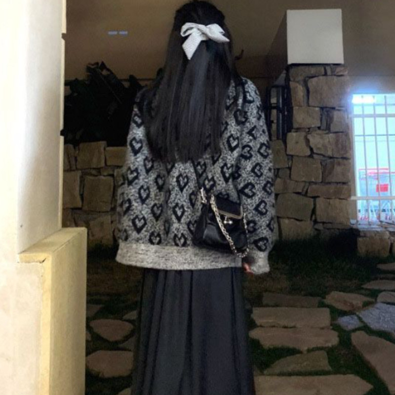 Kardigan Ženska ulična odjeća u korejskom stilu Elegantna estetska pletena odjeća za sve vrste širokih krojeva Ležerna starinska odjeća za studente Jesenske nove dame