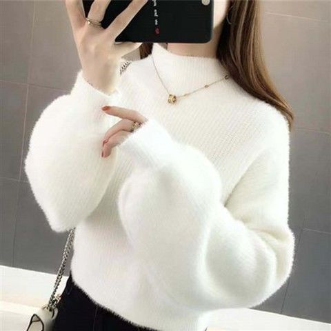 ružičasti skraćeni džemperi za žene 2023. puloveri majica dugih rukava crna korejska modna pletenina jesenska odjeća novopridošlice