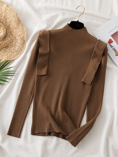 Megzti megztiniai, 2023 m. raukiniai, moteriški megztiniai, rudens žiemos šilti megztiniai, laisvalaikio megztiniai Prašmatnios viršūnės