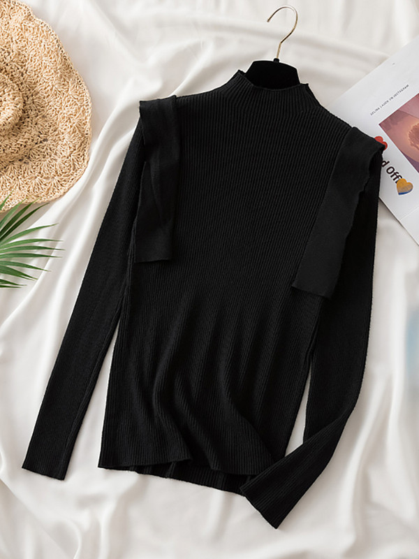 Megzti megztiniai, 2023 m. raukiniai, moteriški megztiniai, rudens žiemos šilti megztiniai, laisvalaikio megztiniai Prašmatnios viršūnės