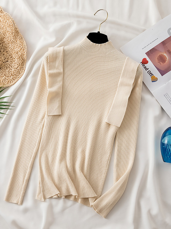 Megzti megztiniai, 2023 m. raukiniai, moteriški megztiniai, rudens žiemos šilti megztiniai, laisvalaikio megztiniai Prašmatnios viršūnės