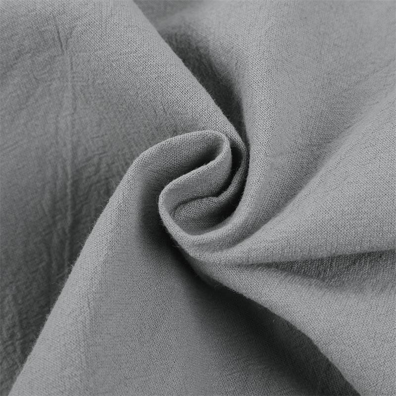 Modne pamučne lanene hlače s nepravilnim elastičnim strukom za žene Streetwear Proljeće Ljeto Široki donji dio Ženske ležerne devete hlače