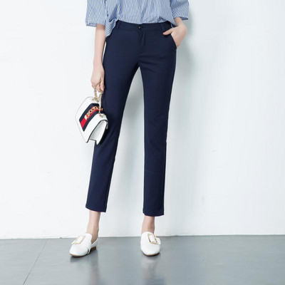 Candy Colors Ženske pencil hlače Proljetne rastezljive Capris S-4XL Oversize Ležerne hlače Mother Fashion Tanke pamučne hlače do gležnja