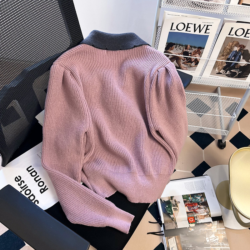 Ženski kardigani s obloženim vintage jednokopčanim kopčanjem, modni francuski stil, nježna jesen, novi, udobni, ženski, ležerni, sveobuhvatni, elegantni dodaci