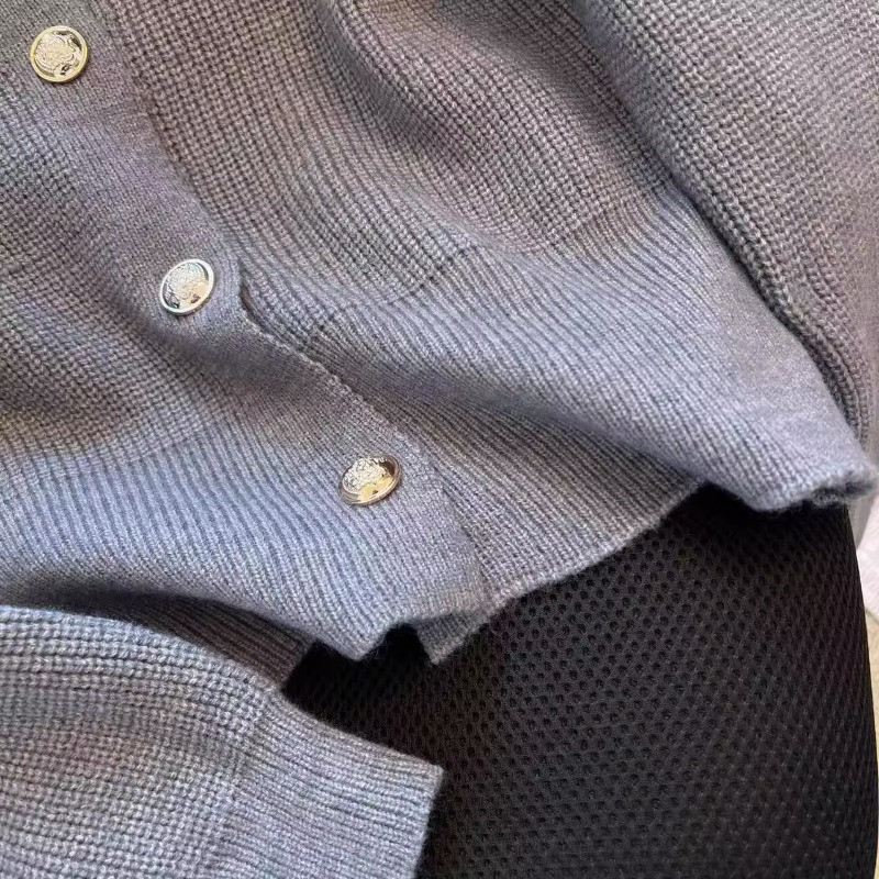 Ženski kardigani s obloženim vintage jednokopčanim kopčanjem, modni francuski stil, nježna jesen, novi, udobni, ženski, ležerni, sveobuhvatni, elegantni dodaci