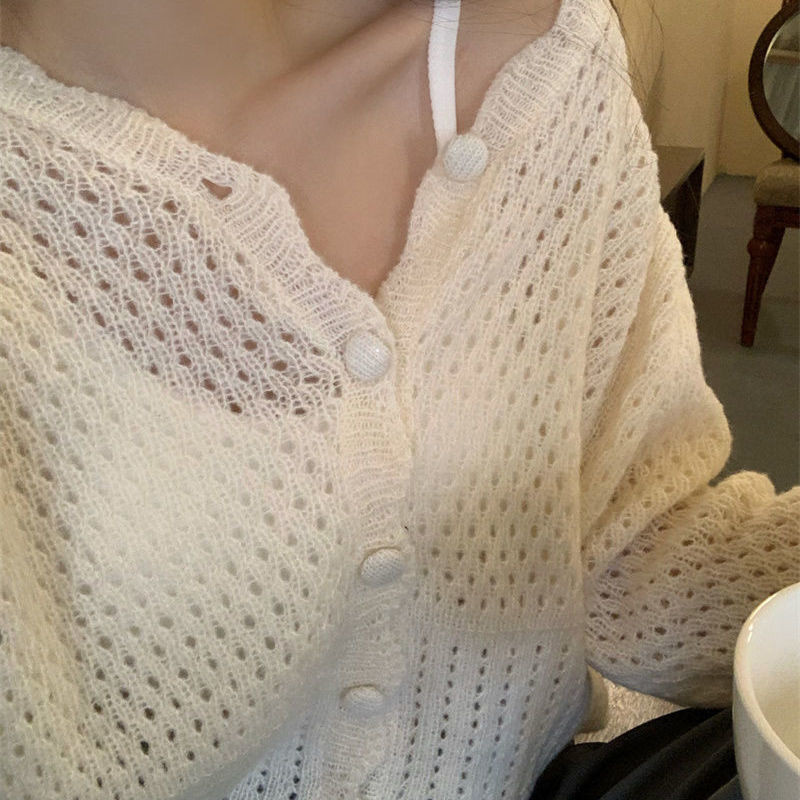 Naiste kardigan, vabaaja nööbiga, elegantne kontori naistele soliidne mood korea stiilis, armas, lihtne igapäevane pehme retro-kärbimine