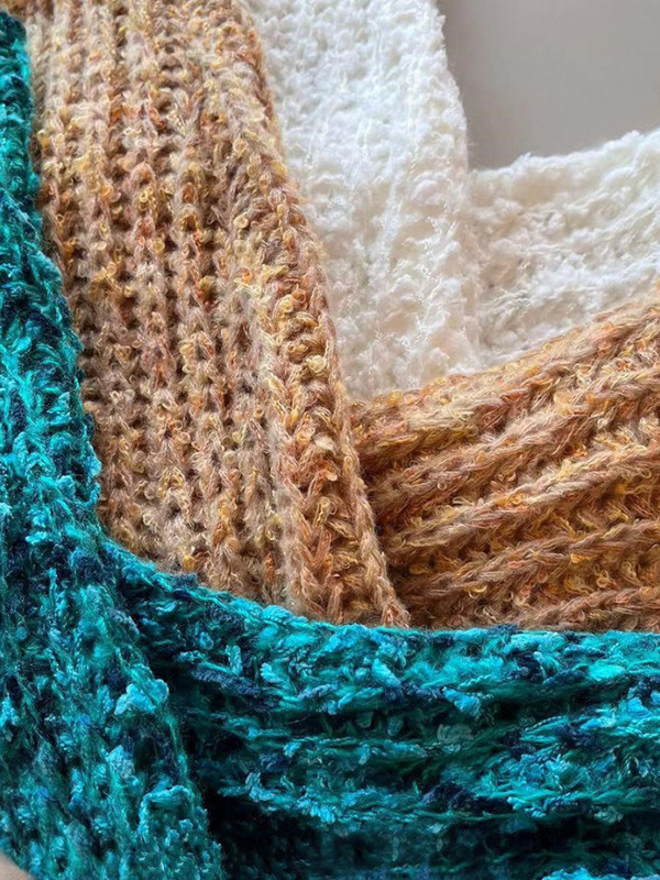 Μόδα Γυναικεία Πουλόβερ Φθινόπωρο Χειμώνας 2023 Νέα με λαιμόκοψη με μασίφ μακρυμάνικο μπλουζάκι LOOSE Vintage πλεκτά Γυναικεία ρούχα Casual Jumpers