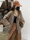 Ženski kardigan za pletenje, jednobojni jesenski džepovi, uzročni, jednostavni, sveobuhvatni, ulični, uredski damski, slatki, elegantni stil, osnove trendi novo