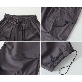 Y2K Γυναικεία Streetwear Φαρδύ παντελόνι Cargo Casual φαρδύ παντελόνι ίσιο με μεγάλες τσέπες Παντελόνι για τζόκινγκ Vintage γυναικείο παντελόνι