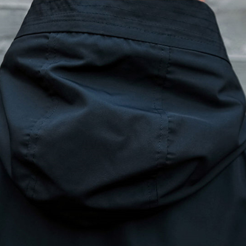 Muški kaput s kapuljačom, vjetrovka srednje dužine, vodootporan, proljeće, jesen, ležerni kaput, muška modna odjeća